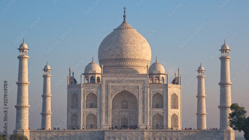 The Taj Mahal at Agra India