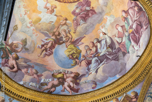 Palermo / Italy10.20.2015.Interior of theChurch of Santa Maria dell'Ammiraglio, also known as La Martorana
