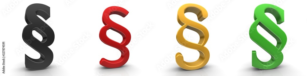 paragraph sign black red gold green 3d symbol article icon 3d rendering paragraph sign black red gold green 3d symbol article icon 3d rendering