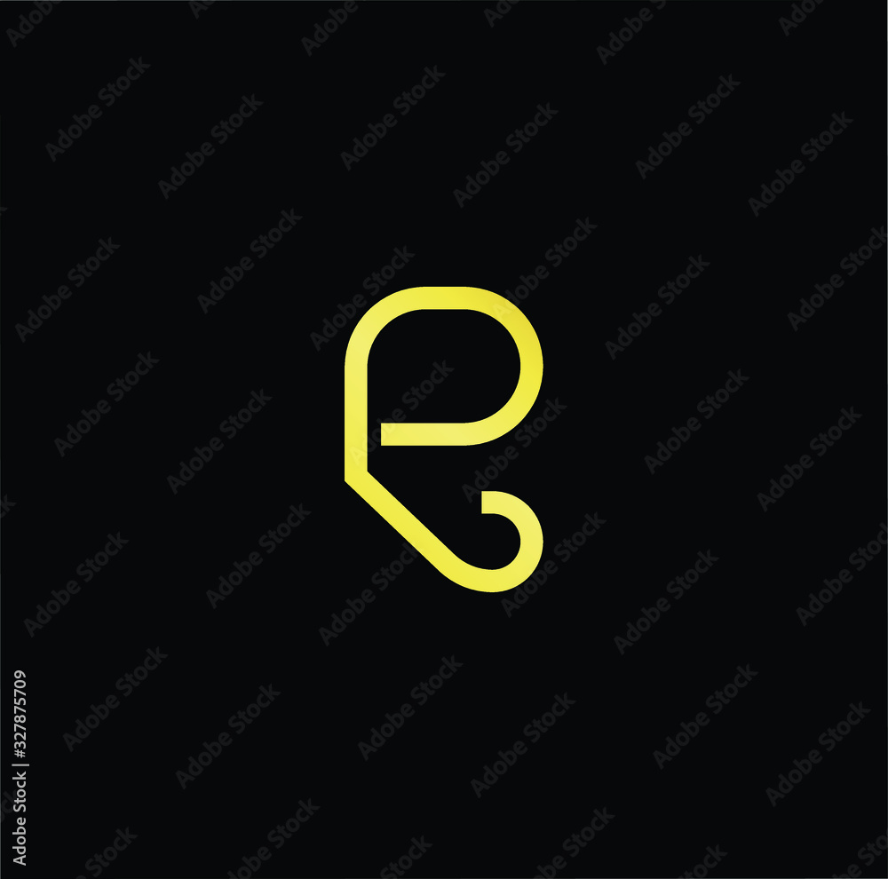 Initial based modern and minimal Logo. R PR RP letter trendy fonts monogram icon symbol. Universal professional elegant luxury alphabet vector design Initial based modern and minimal Logo. R PR RP letter trendy fonts monogram icon symbol. Universal professional elegant luxury alphabet vector design