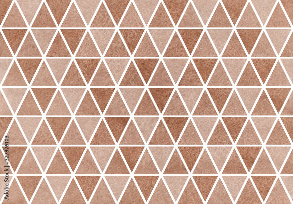 Watercolor triangle pattern. Watercolor triangle pattern.