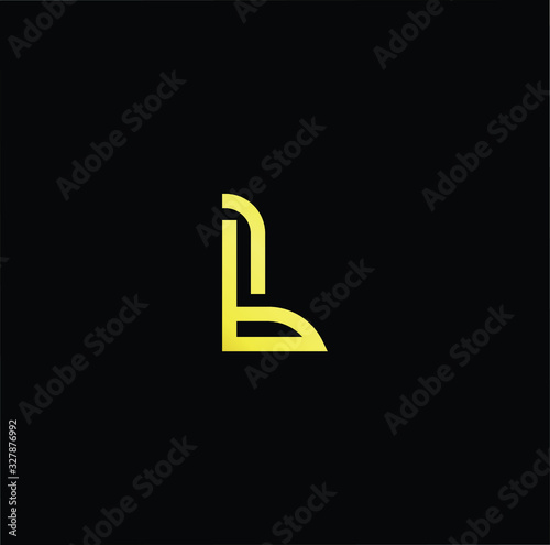 Initial based modern and minimal Logo. L LL letter trendy fonts monogram icon symbol. Universal professional elegant luxury alphabet vector design