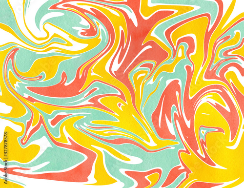 Abstract background. Watercolor marble texture.