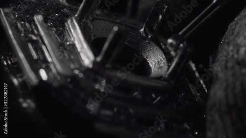Man crafting a diamond ring jewel with his tools 