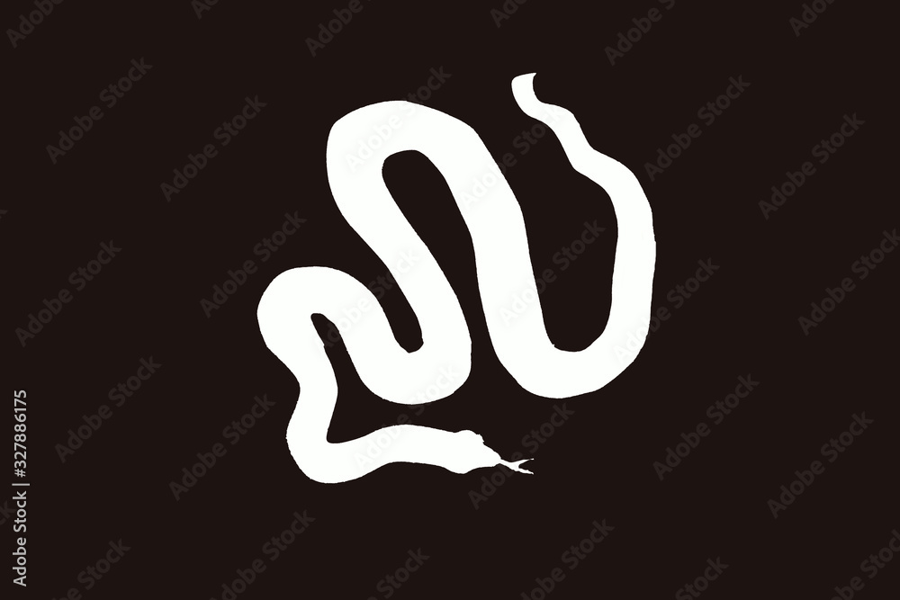 Obraz premium dessin du serpent
