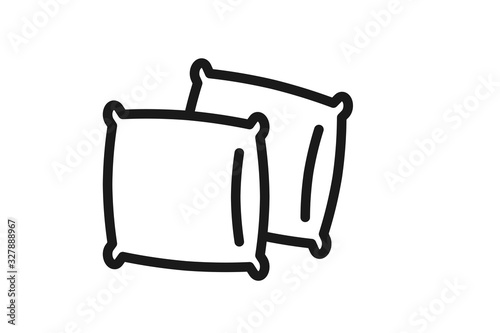 pillow icon vector