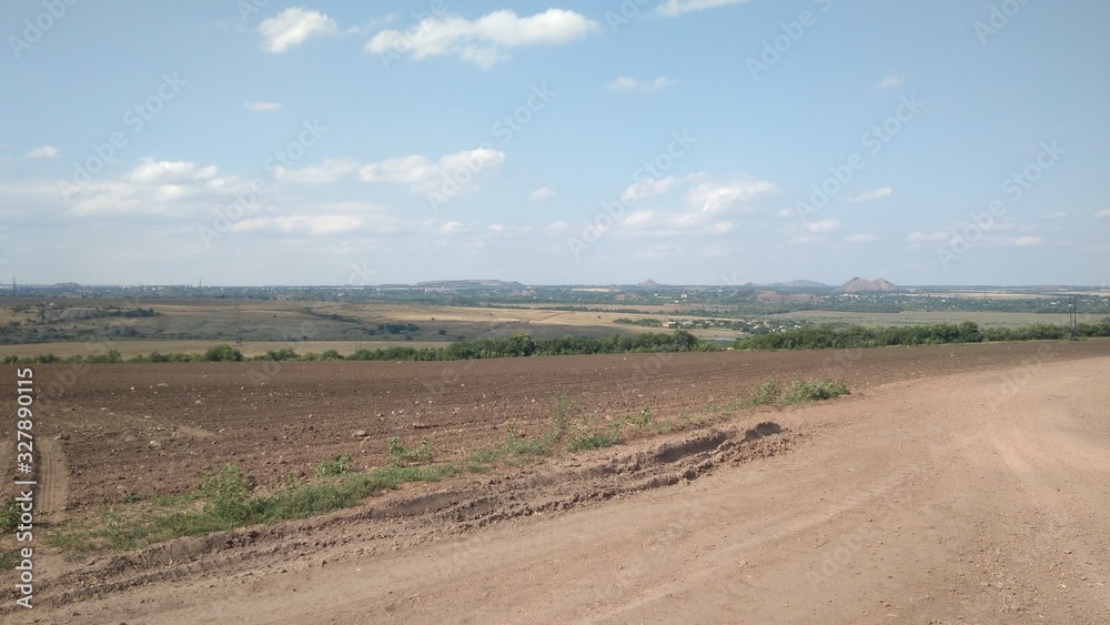 Obraz premium road in the desert