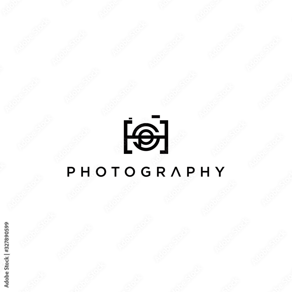 Camera Logo vector Design for Creative Photo Studio with Letter SP inside. Camera Logo vector Design for Creative Photo Studio with Letter SP inside.