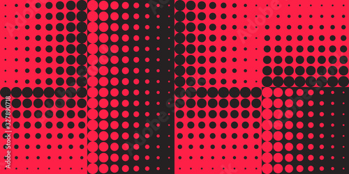 Abstract geometric vector pattern with transition effect