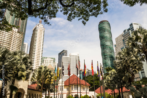 Photography Amazing and huge skyscrapers and buildings in Kuala Lumpur, Malaysia