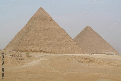 Great pyramids at Giza city  Cairo  Egypt