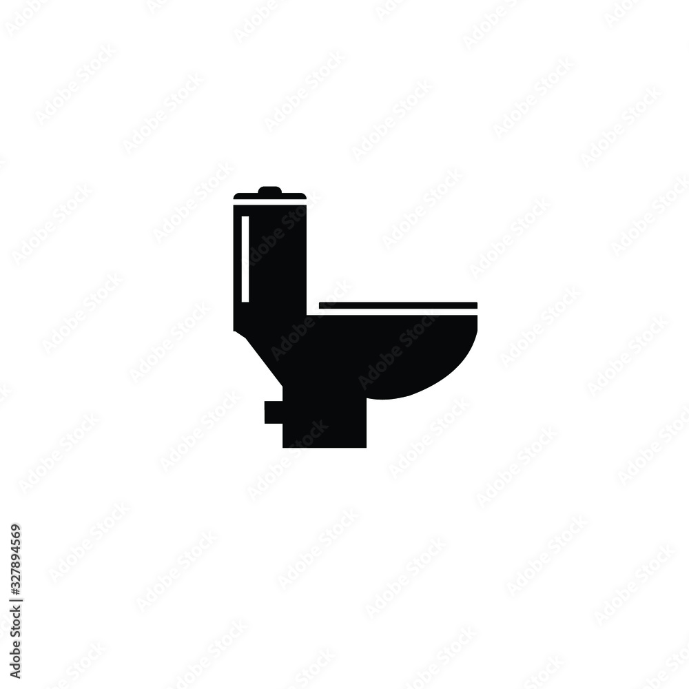 Bathroom vector black icon: restroom Bathroom vector black icon: restroom