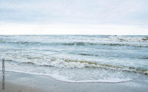 Fototapeta Naklejka Na Ścianę i Meble -  Sea waves of the Black Sea