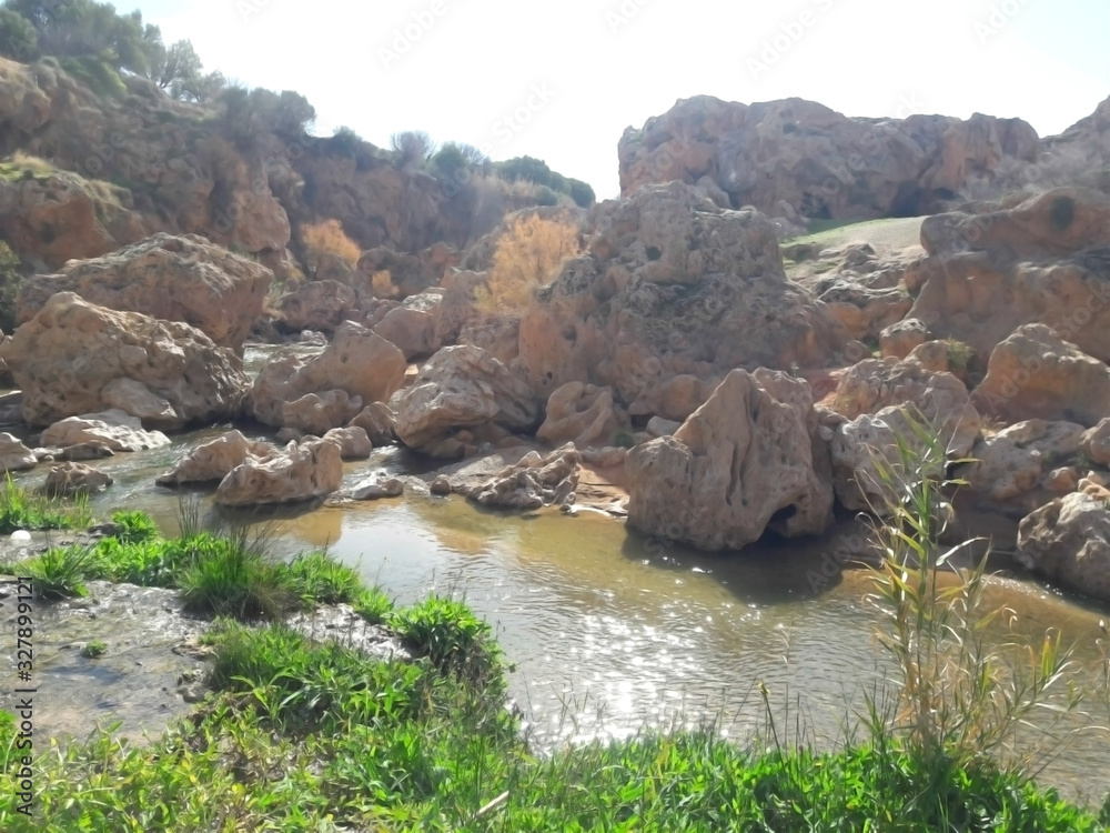 Landscapes of Gafayt in the outskirts of Jerada city in Morocco Stock ...