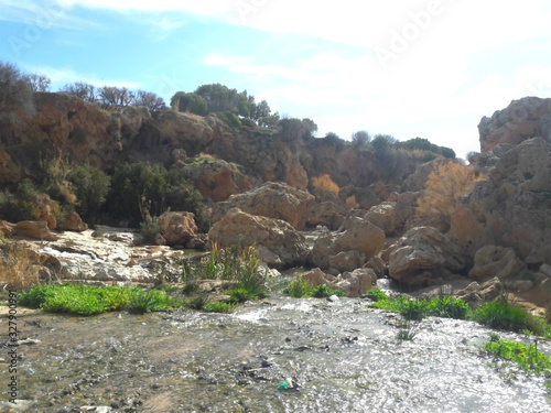 Landscapes of Gafayt in the outskirts of Jerada city in Morocco photo