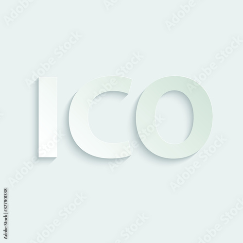 paper ico black icon vector.  Ico symbol