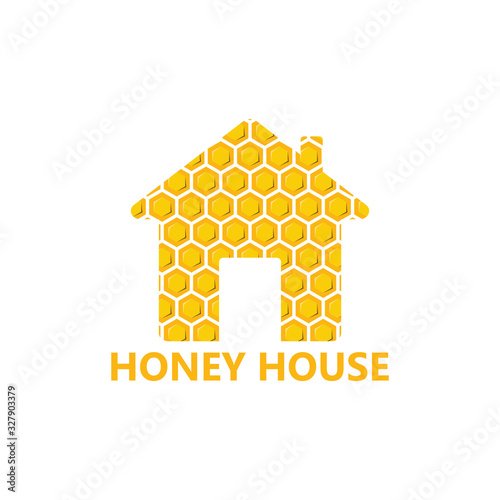 Honey House Logo Template Design