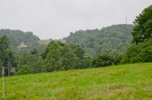 Beautiful green nature landscape of Europe