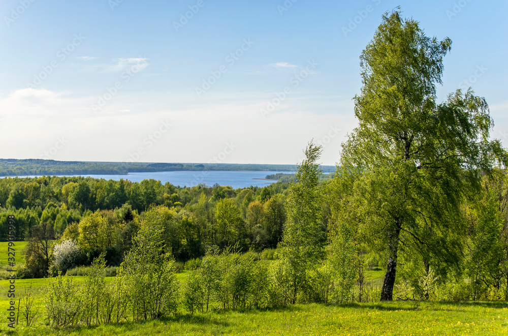 Obraz premium Beautiful green nature landscape of Europe