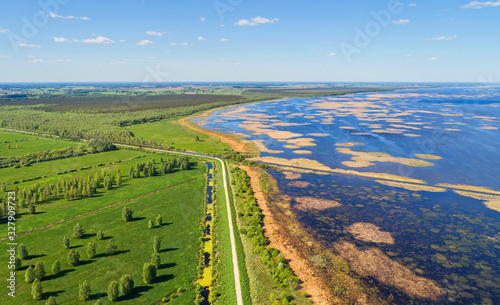 Beautiful green nature landscape of Europe