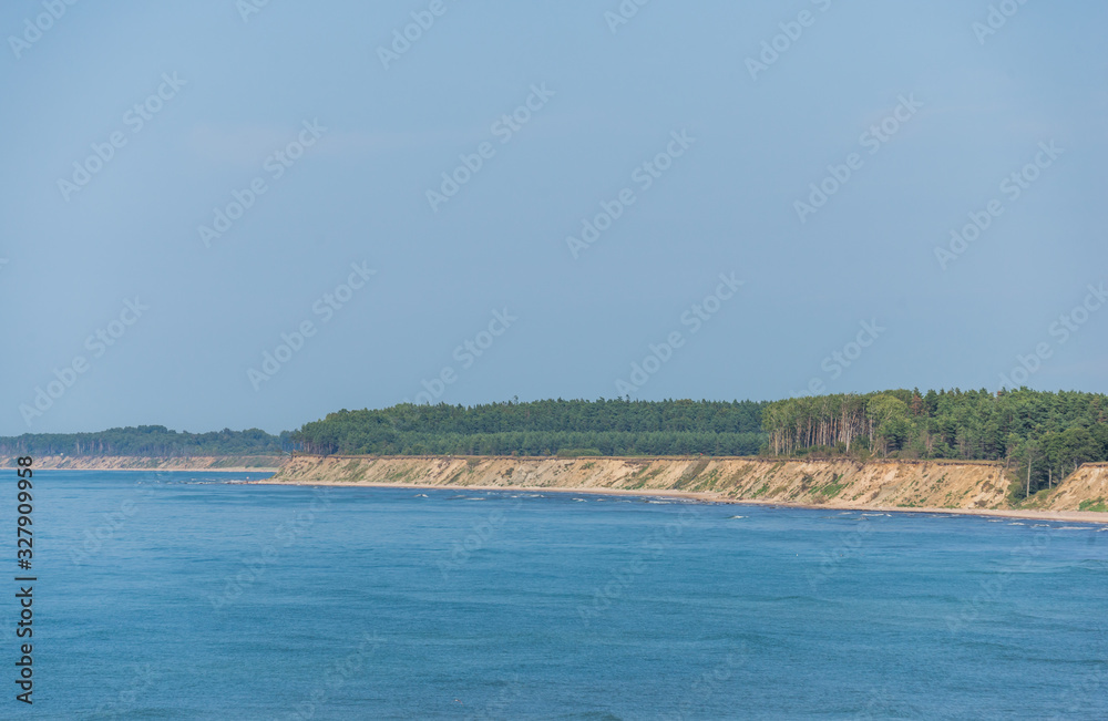 Naklejka premium Beautiful green nature landscape of Europe