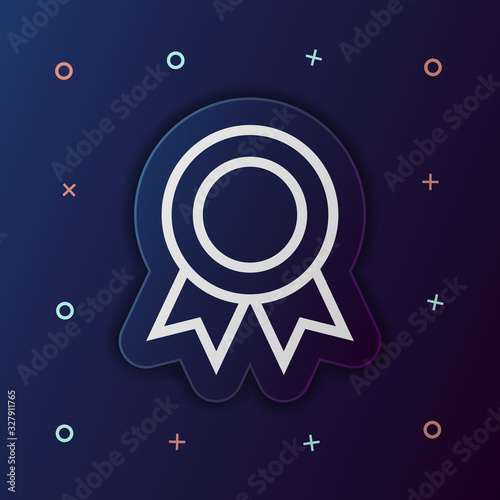 Medal nolan button icon. Simple thin line, outline vector of web icons for ui and ux, website or mobile application