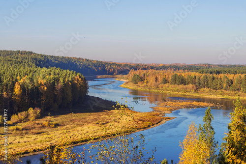 Beautiful green nature landscape of Europe