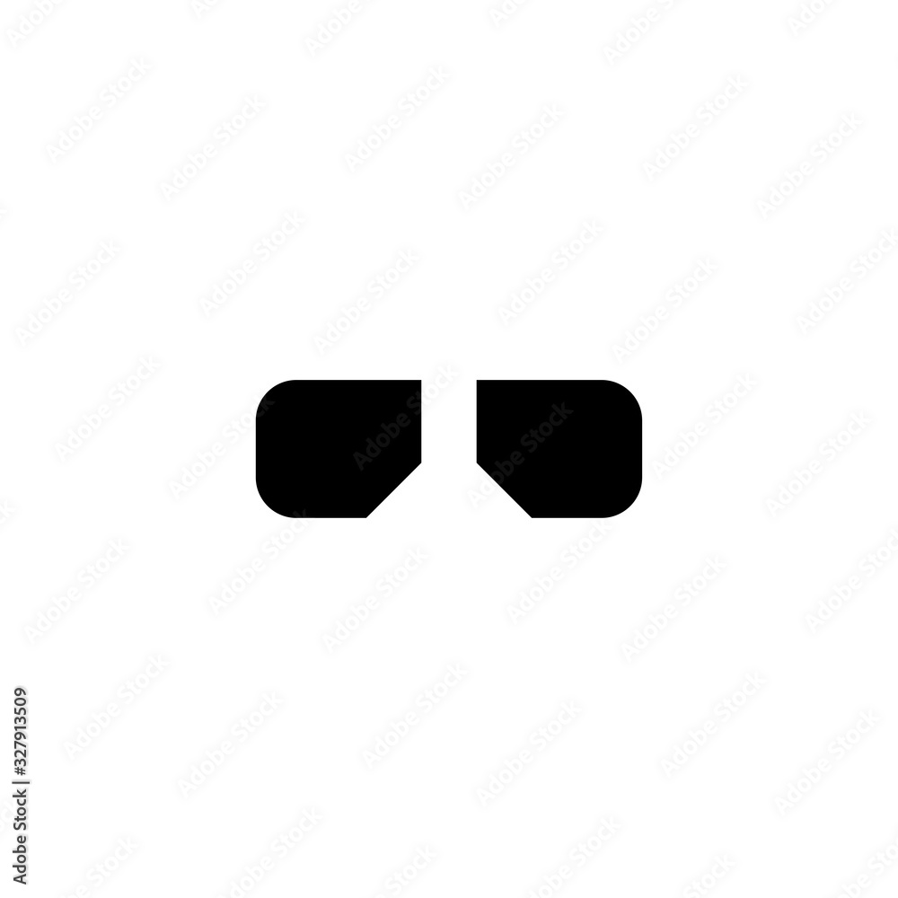 3D glasses icon. Cinema symbol. Logo design element 3D glasses icon. Cinema symbol. Logo design element