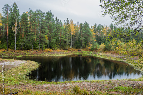 Beautiful green nature landscape of Europe