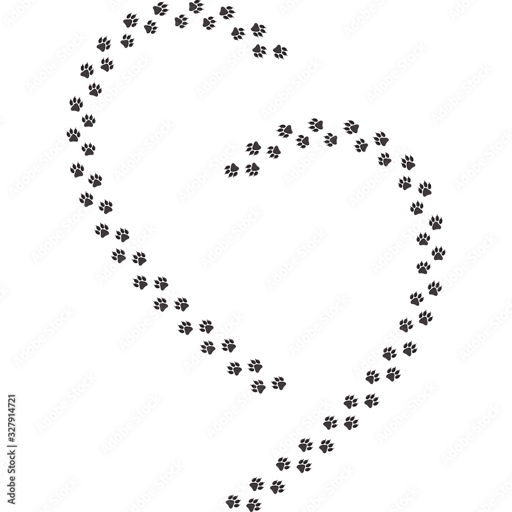cat or dog paw print icon cat or dog paw print icon