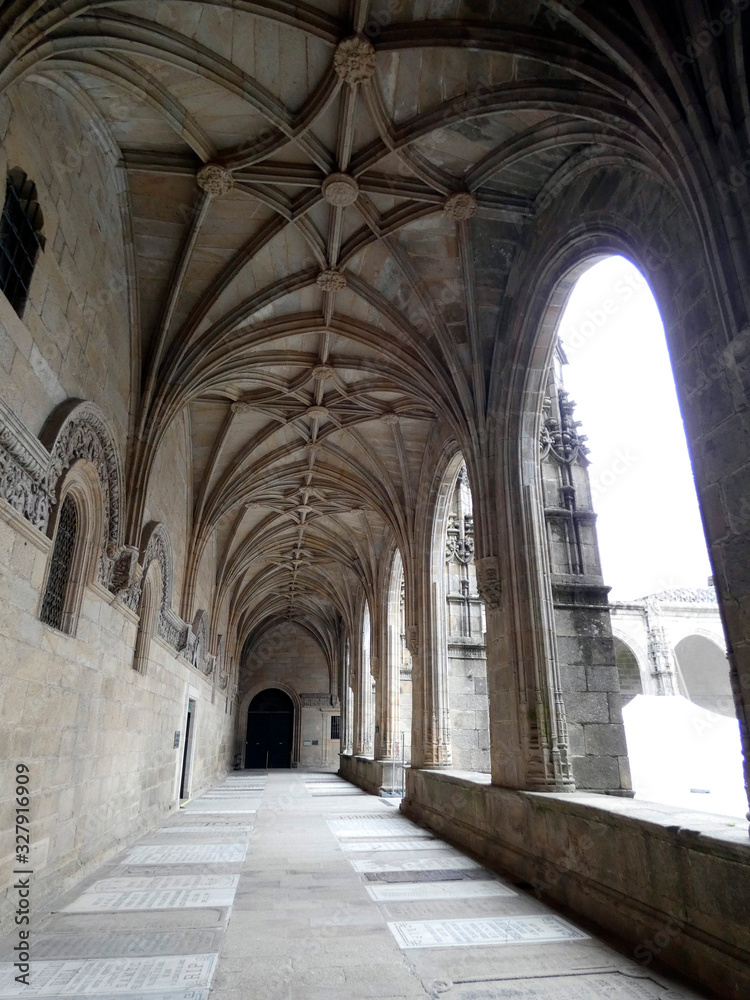 Claustro de la Catedral de Santiago de Compostela , Galicia, España