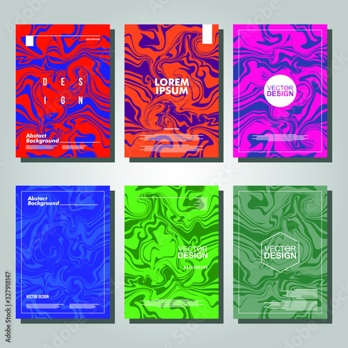 Wallpaper Mural Mixture of acrylic paints. Liquid marble texture. Fluid art. Applicable for design cover, presentation, invitation, flyer, annual report, poster and business card, design packaging. Modern artwork Torontodigital.ca