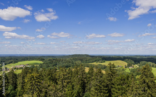 Beautiful green nature landscape of Europe