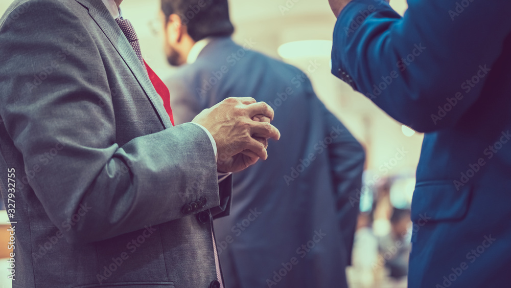 Businessman At International Trade Fair Businessman At International Trade Fair