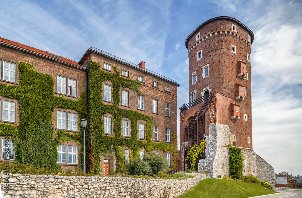 Sandomierz Tower, Krakow, Poland Sandomierz Tower, Krakow, Poland