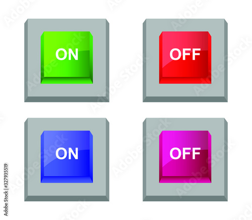 button on off