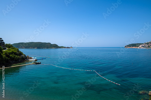 A popular resort on the Adriatic in Budva,Montenegro photo