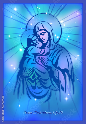 Blessed Virgin Mary, Jesus Christ, blessing, Christianity