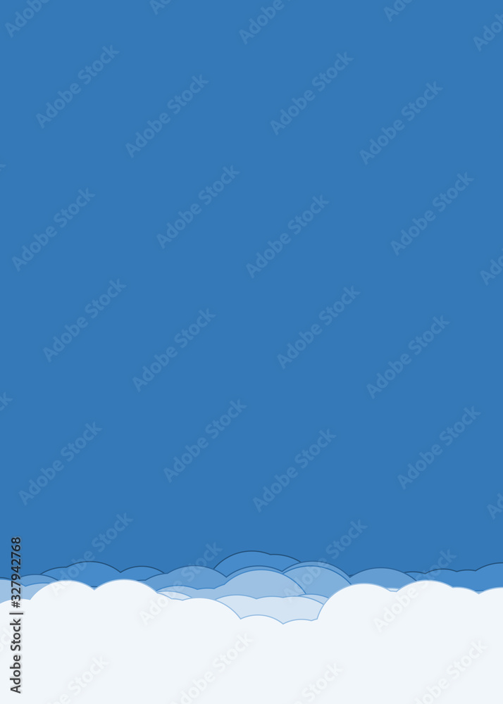Abstract Color Clouds Sky Generative Art background illustration Abstract Color Clouds Sky Generative Art background illustration