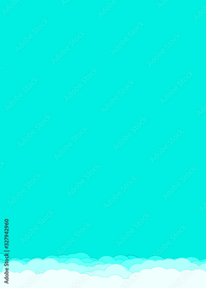Abstract Color Clouds Sky Generative Art background illustration Abstract Color Clouds Sky Generative Art background illustration