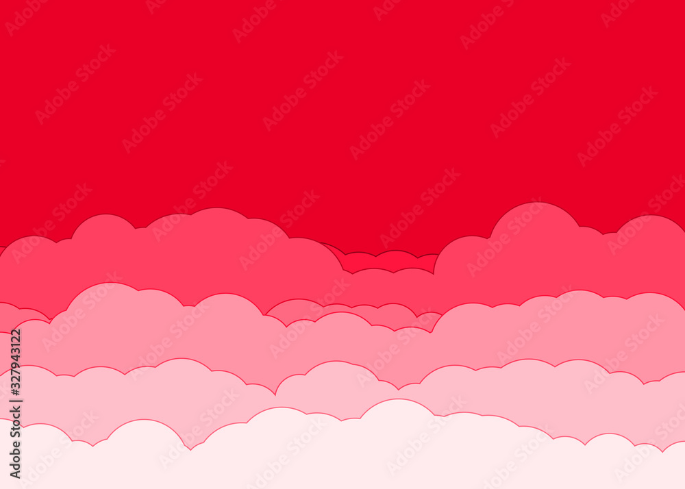 Abstract Color Clouds Sky Generative Art background illustration Abstract Color Clouds Sky Generative Art background illustration