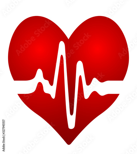 Heart and cardiogram