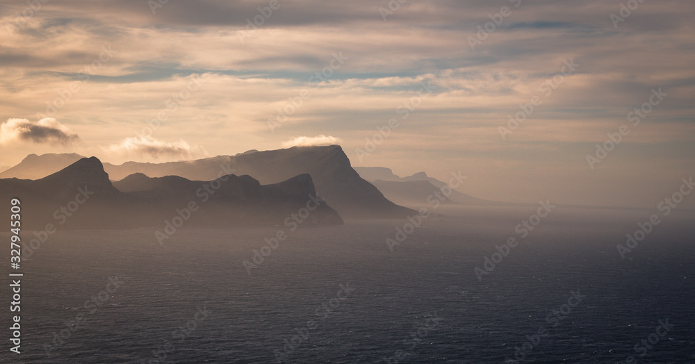 Cliffs at Sunset, Cape Town South Africa 