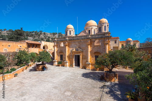 Agia Triada Monastery or the Monastery of Agia Triada Tsangarolon is a Greek Orthodox monastery in the Akrotiri peninsula in the Chania regional unit, Crete, Greece.