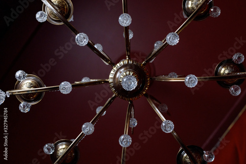 chandelier in a room