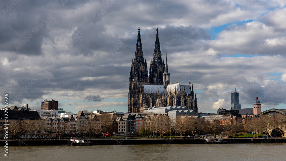 Cologne Dom is the iconic landmark in Cologne, Germany