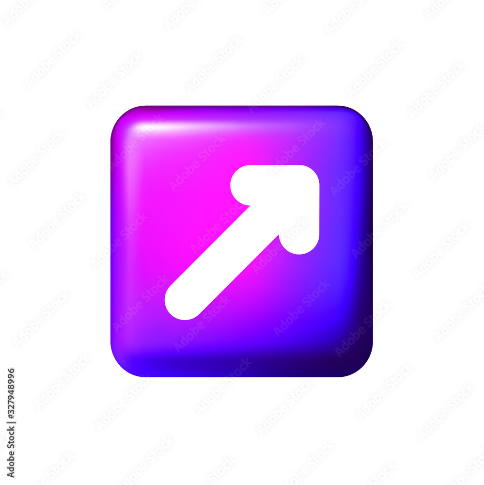 arrow icon, square button vector image eps arrow icon, square button vector image eps