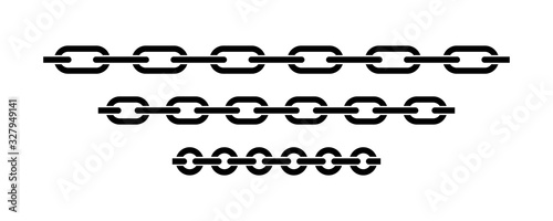 Chain icon vector isolated. Vector connection concept. Chain solid icon. Set of chain vector signs or symbols. photo