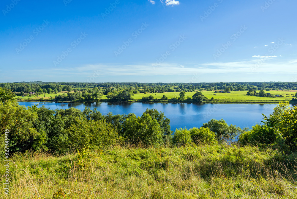 Beautiful green nature landscape of Europe