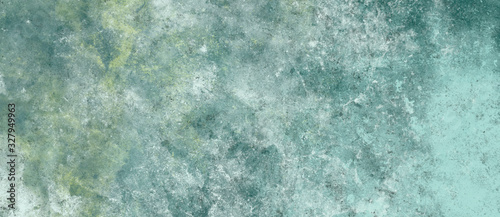 Background of turquoise stone texture. Grunge turquoise horizontal background.